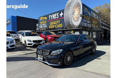 Black 2015 Mercedes-Benz C200 Sedan