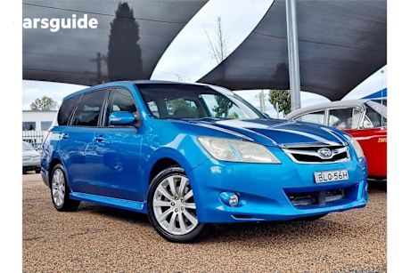 Blue 2009 Subaru Liberty Wagon Exiga Premium