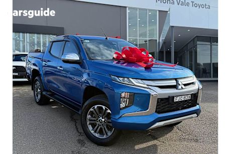 Blue 2023 Mitsubishi Triton Double Cab Pick Up Gls (4X4)