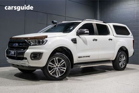 White 2020 Ford Ranger Ute Tray WILDTRAK 4X4