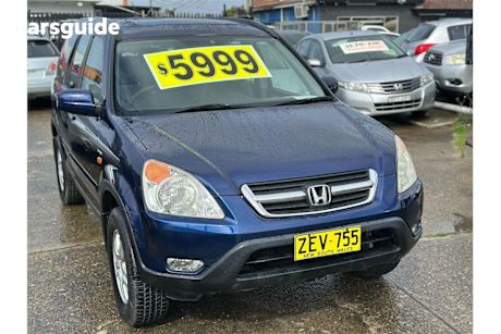 Blue 2003 Honda CR-V Wagon (4X4) Sport