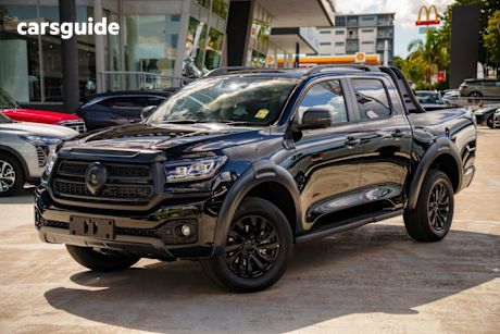 Black 2025 GWM Cannon Dual Cab Utility Vanta (4X4)