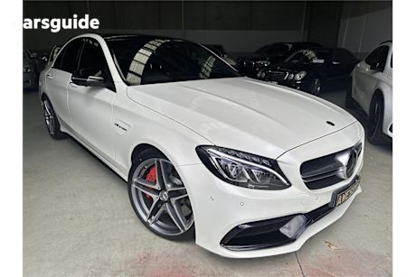 White 2017 Mercedes-Benz C63 Sedan S