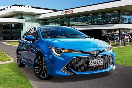 Blue 2022 Toyota Corolla Hatch ZR F