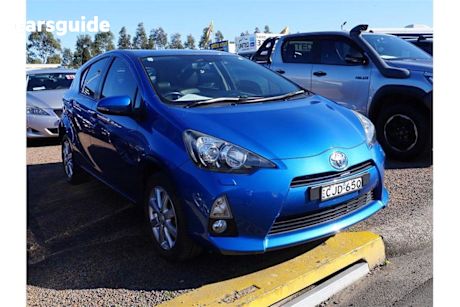 Blue 2012 Toyota Prius C Hatchback I-Tech Hybrid
