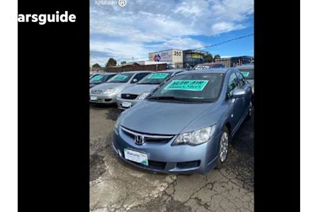 Blue 2007 Honda Civic Sedan Vti