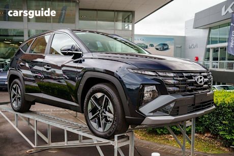 Blue 2025 Hyundai Tucson Wagon Hybrid (Fwd)