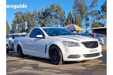 White 2017 Holden UTE Utility