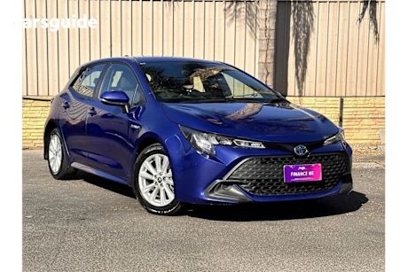 Blue 2022 Toyota Corolla Hatch ASCENT SPORT HYBRID F