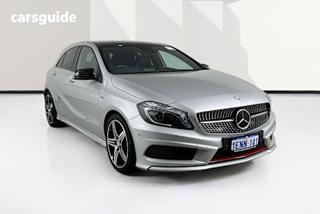Silver 2014 Mercedes-Benz A250 Hatchback Sport