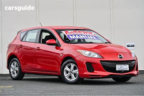 Red 2013 Mazda 3 Hatchback Neo