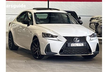 White 2020 Lexus IS350 Sedan F Sport Black Line Edition