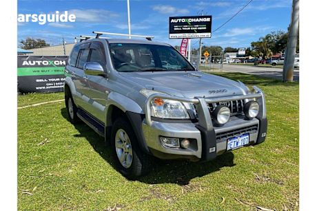 Silver 2004 Toyota Landcruiser Prado Wagon Gxl (4X4)