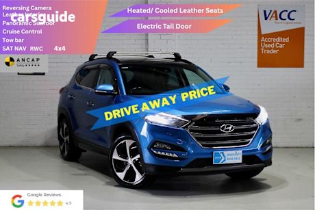 Blue 2016 Hyundai Tucson Wagon Highlander (Awd)