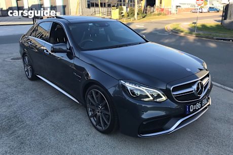 Grey 2014 Mercedes-Benz E63 Sedan Amg S