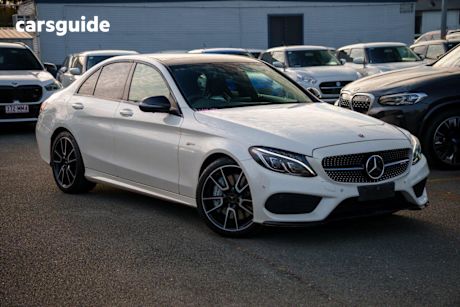 White 2017 Mercedes-Benz C43 Sedan