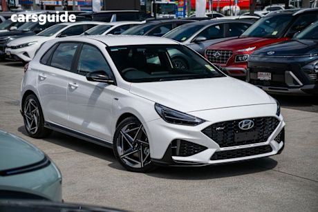 White 2024 Hyundai I30 Hatchback N Line Prm Mhev