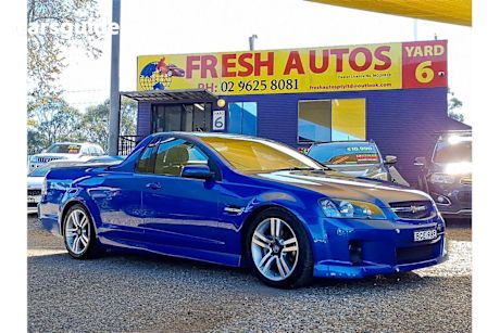 Blue 2008 Holden UTE Ute Tray SV6 R