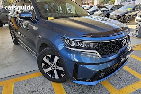 Blue 2021 Kia Sorento Wagon Sport 7 Seat