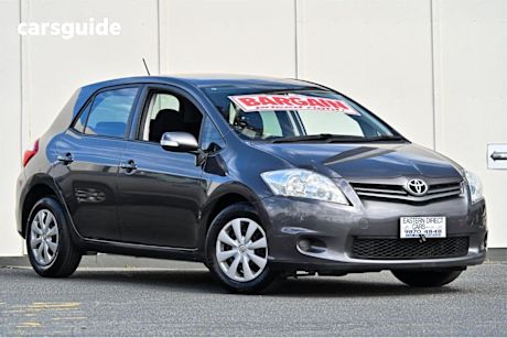 Grey 2010 Toyota Corolla Hatchback Ascent