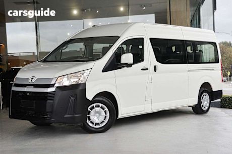 White 2020 Toyota HiAce Bus Slwb Commuter (12 Seats)