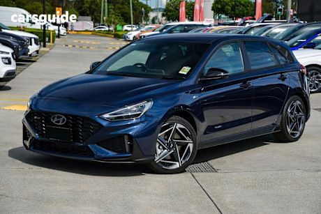 Blue 2024 Hyundai I30 Hatchback N Line Mhev
