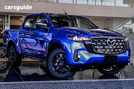 Blue 2025 Mazda BT-50 Ute Tray XT 4X4