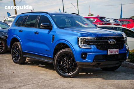 Blue 2023 Ford Everest Wagon Sport (4Wd)