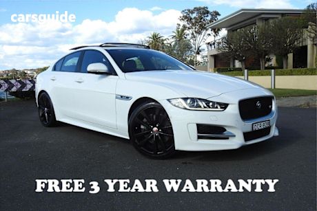 White 2015 Jaguar XE Sedan 25T R-Sport