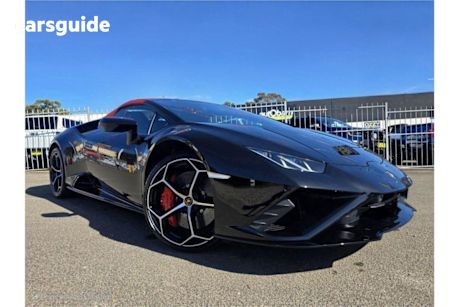 Black 2022 Lamborghini Huracan Coupe Evo Rwd