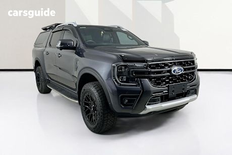 Grey 2023 Ford Ranger Double Cab Pick Up Wildtrak 3.0 (4X4)