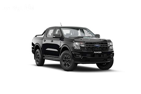 Black 2024 Ford Ranger Ute Tray BLACK EDITION 4X4