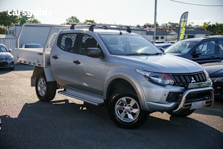 Silver 2018 Mitsubishi Triton Dual Cab Utility Glx Plus (4X4)