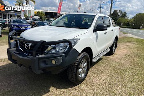 White 2018 Mazda BT-50 Dual Cab Utility Xt (4X4)