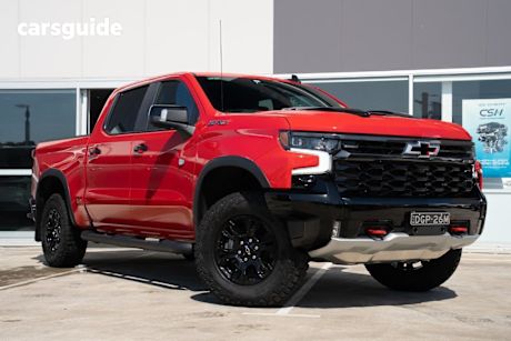 Red 2024 Chevrolet Silverado Crew Cab Pickup 1500 Zr2