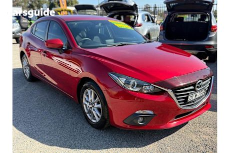 Red 2016 Mazda Mazda3 Sedan MAXX F