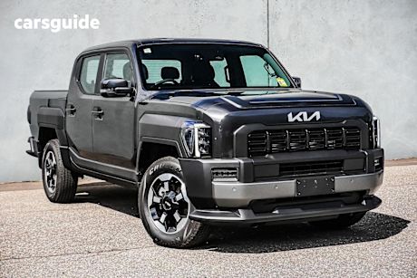 Grey 2025 Kia Tasman Ute Tray SX+ 4X4