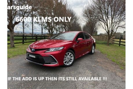 Red 2023 Toyota Camry Sedan Ascent Hybrid