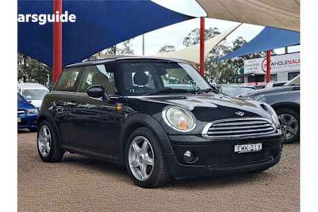 Black 2009 Mini Hatch Hatch COOPER F