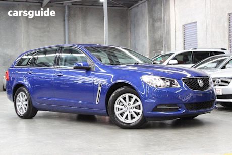 Blue 2017 Holden Commodore Sportswagon Evoke