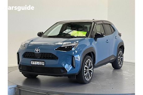 Blue 2021 Toyota Yaris Cross SUV URBAN F
