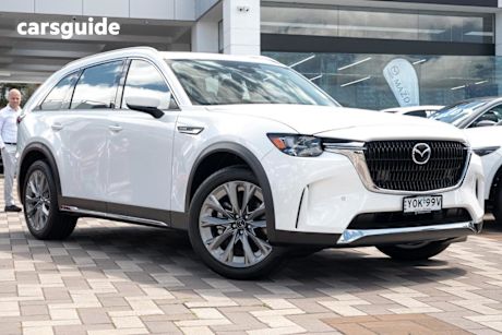 White 2024 Mazda CX-90 Wagon D50E Gt Mhev