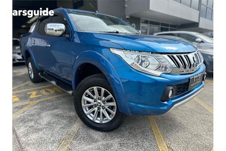 Blue 2015 Mitsubishi Triton Dual Cab Utility Gls (4X4)