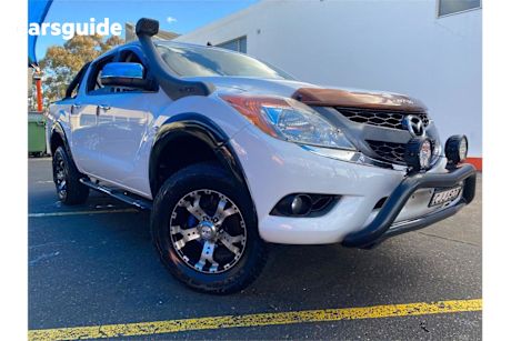 White 2011 Mazda BT-50 Dual Cab Utility Xtr (4X4)