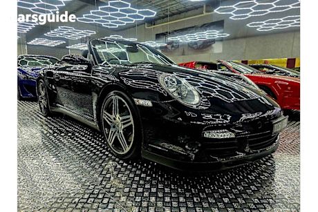Black 2008 Porsche 911 Sedan TURBO 4WD