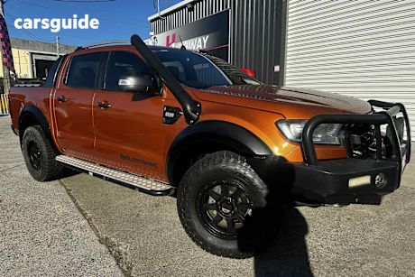 Orange 2017 Ford Ranger Dual Cab Pick-up Wildtrak 3.2 (4X4)