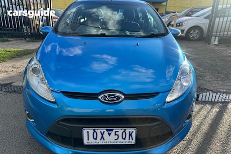 Blue 2010 Ford Fiesta Hatchback Zetec