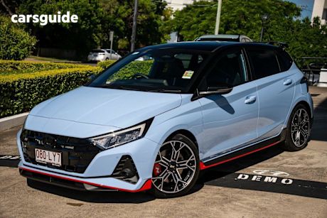 Blue 2024 Hyundai I20 Hatchback N