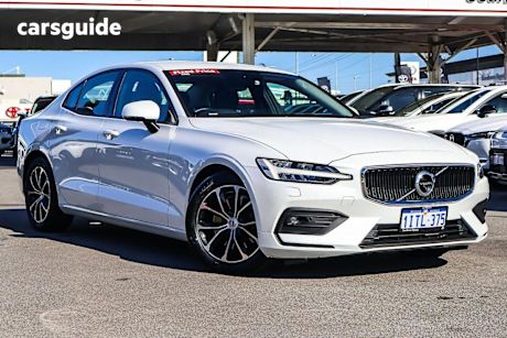 White 2019 Volvo S60 Sedan T5 Momentum