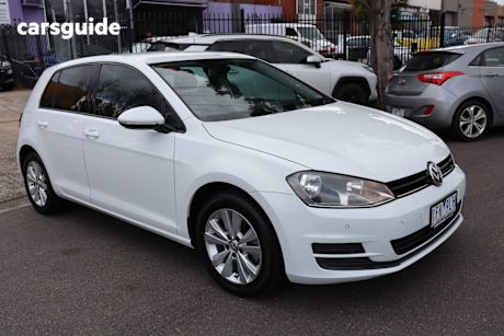 White 2013 Volkswagen Golf Hatchback 90 Tsi Comfortline